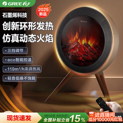 格力暖风机取暖器智能遥控烤火炉