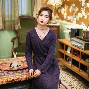 长款 仙女裙针织打底连衣裙内搭长裙网纱拼接 新款 春装 158元 区