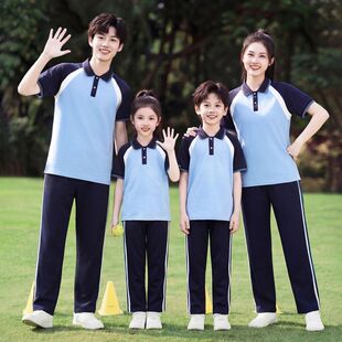 辽宁省锦州市中小学生春秋款统一校服学校指定宽松运动三件套套装