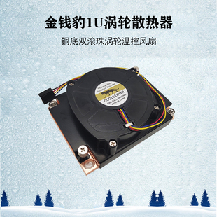 主动 LGA3647 金钱豹 服务器散热器 CPU风扇