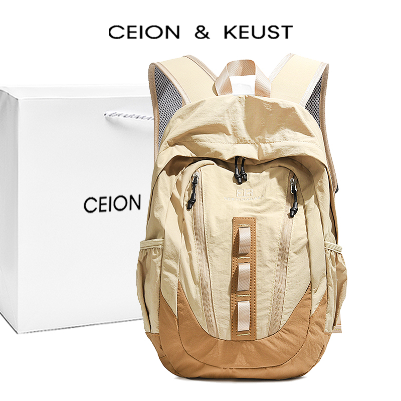 CEION & KEUST 出行双肩男女背包轻便旅游运动户外学生大容量书包