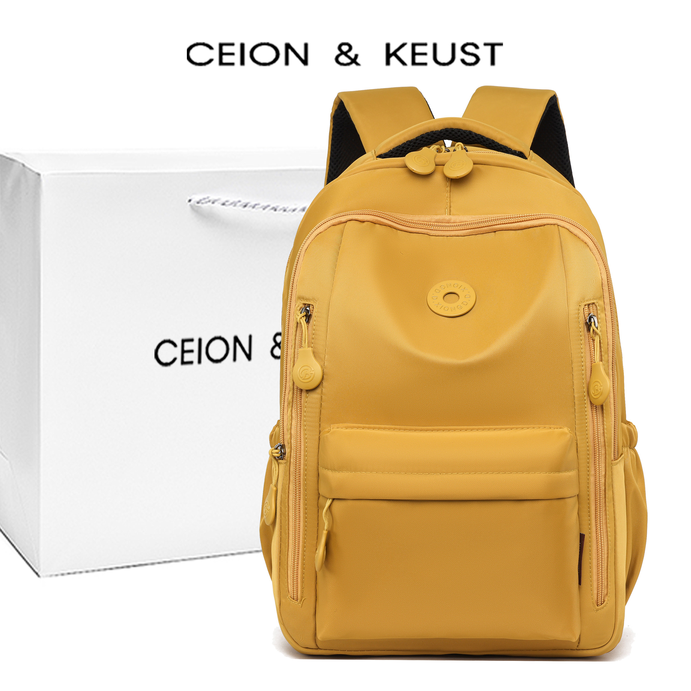 法国CEION & KEUST 轻便旅行双肩包休闲大容量轻便电脑包学生书包