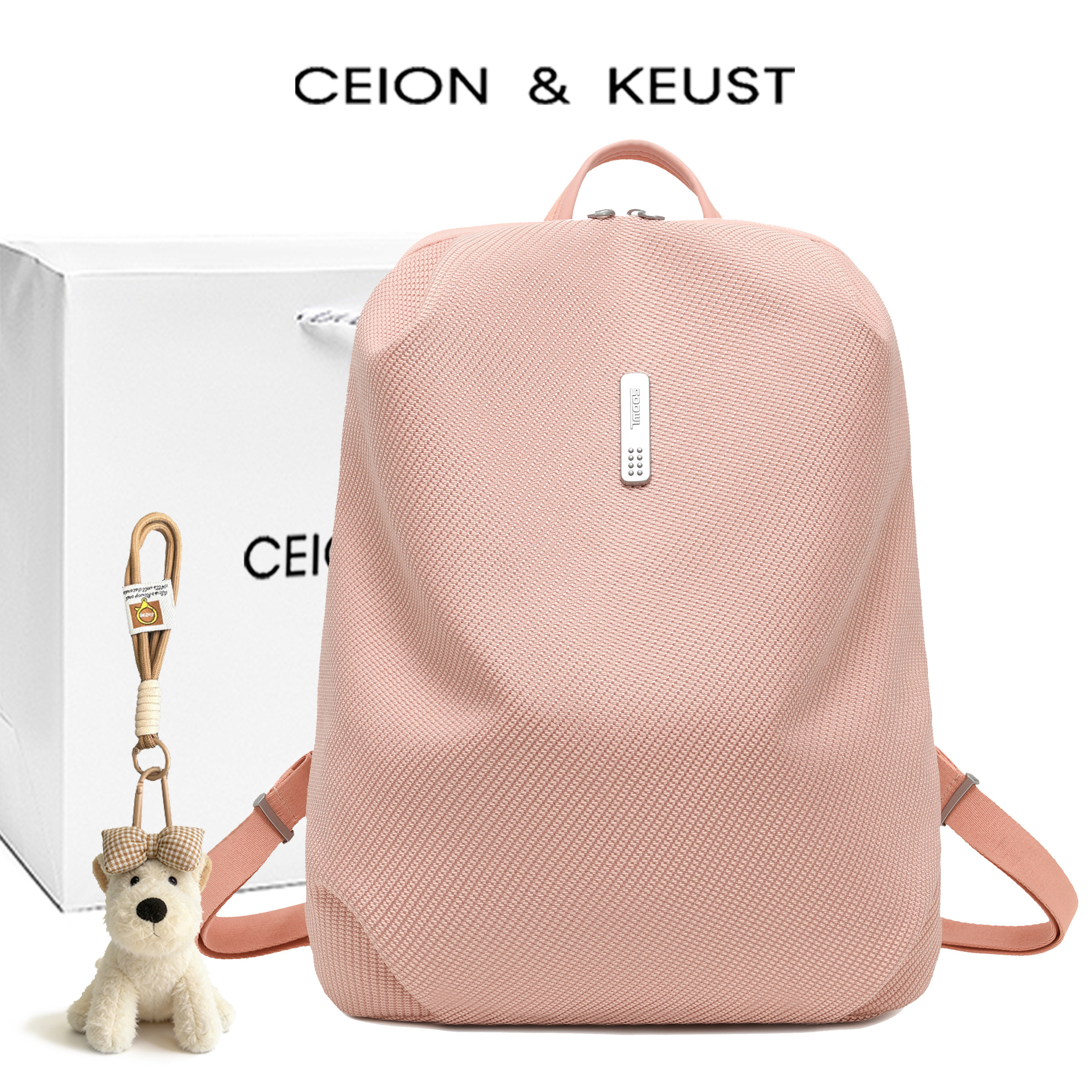 法国CEION & KEUST 时尚设计通勤背包休闲运动学生双肩包电脑包潮