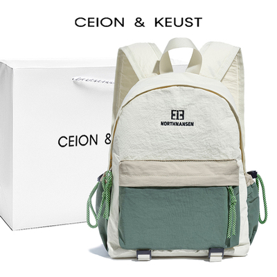法国CEION & KEUST 户外旅行背包女休闲运动双肩包大容量学生包潮