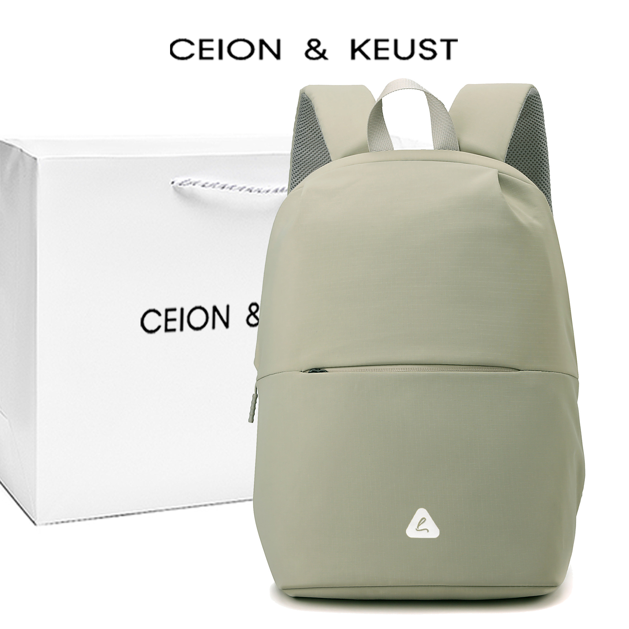 法国CEION & KEUST 轻便双肩包旅行大容量背包男女学生电脑包挎包