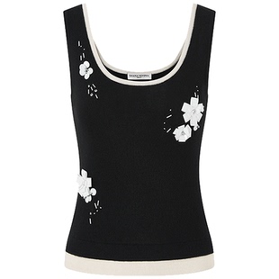 【海陆 张慧雯同款】DIANAVEVINA25秋新款套装女针织背心衬衫短裙