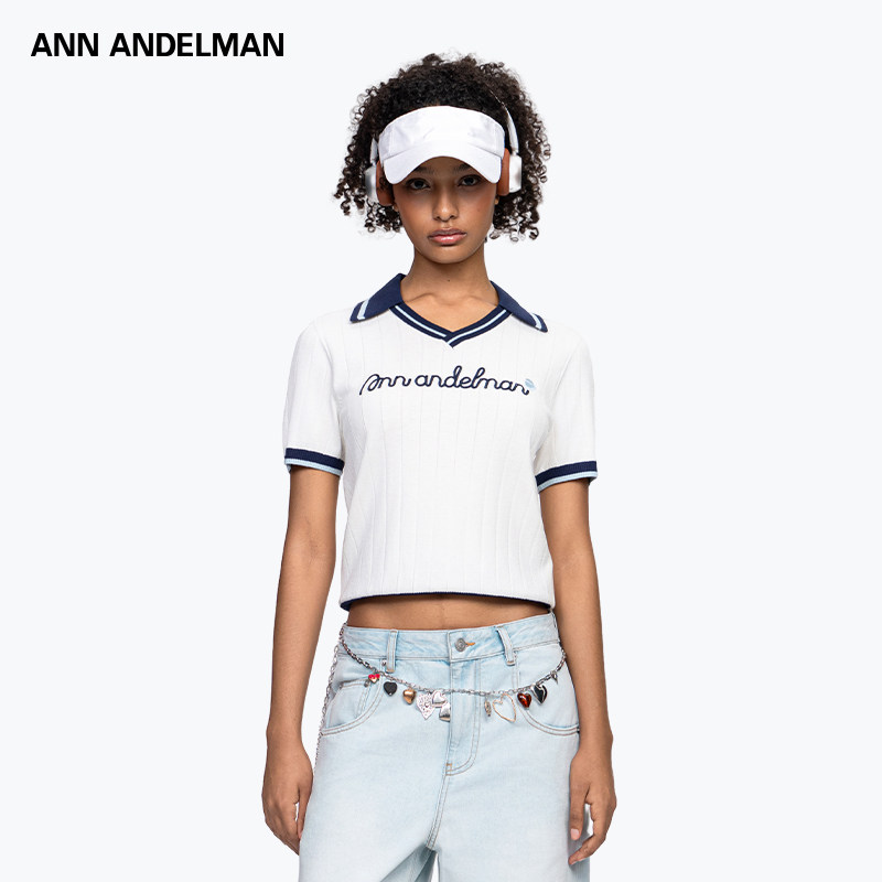 【明星同款】ANN ANDELMAN网球系列25新款短袖T恤女POLO衫上衣,女装/女士精品,T恤,淘宝优惠券,粉丝福利购,淘宝优惠卷