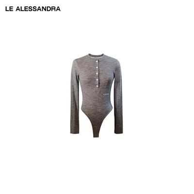LEALESSANDRA果领连身上衣T恤