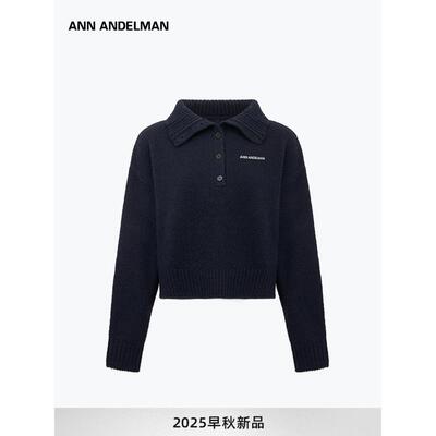ANNANDELMAN半开襟套头毛衫