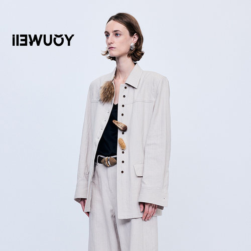 YOUWEI有尾普鲁士复古夹克女