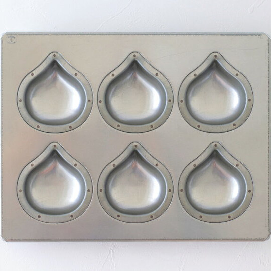 日本松永金属不沾不粘迷你可爱栗子不沾玛德琳蛋糕辅食烘焙模具