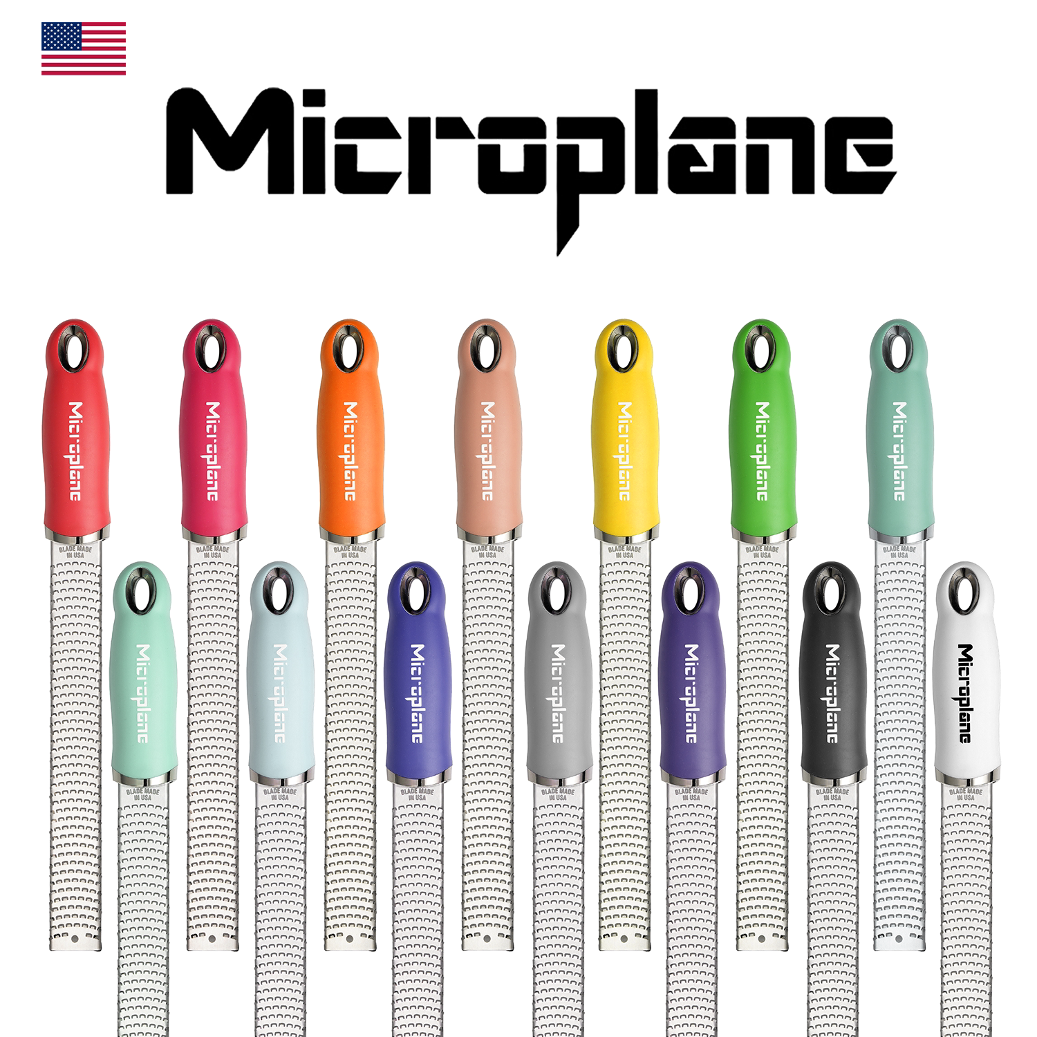 美国进口Microplane刨丝器柠檬橙皮奶酪芝士片刮丝刀切香料擦菜器