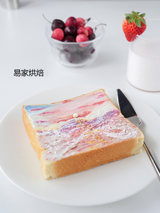 画在吐司上吃掉糯米糖纸设计 设计 梵高田野风格