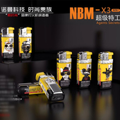 特工夹片可充气家用时尚 诺曼贵族X3迷你防风打火机 包邮 高品质潮流
