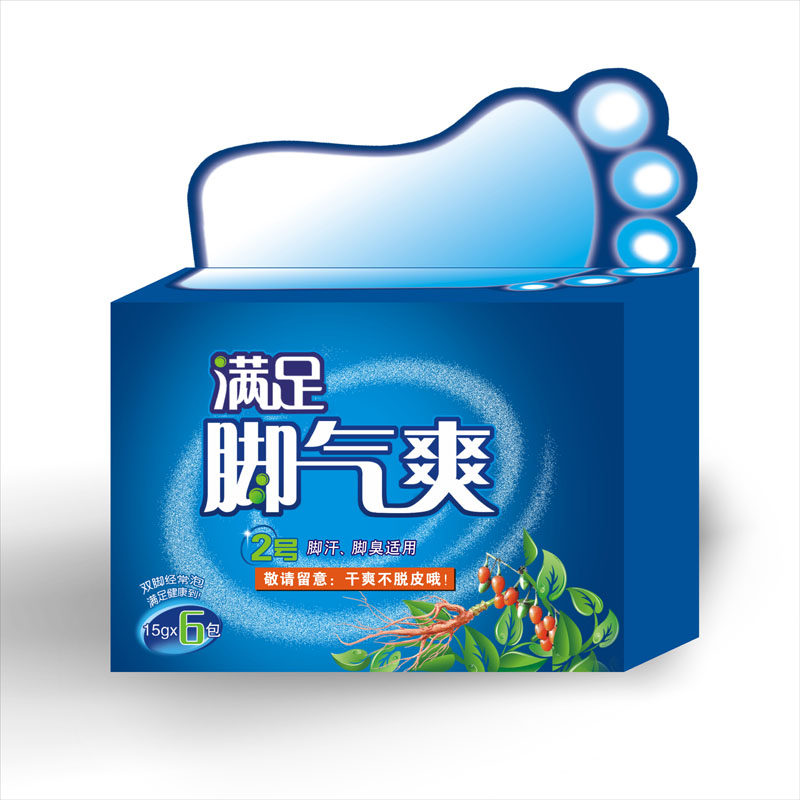满足脚气爽喜得出品 泡脚粉足浴粉浴盐除脚汗脚痒泡脚药粉去脚臭