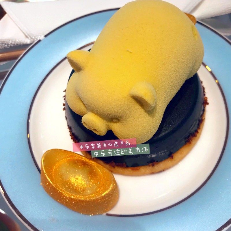 小猪慕斯模具 小金猪蛋糕模具 猪猪果冻布丁马蹄椰糕硅胶模具烘焙