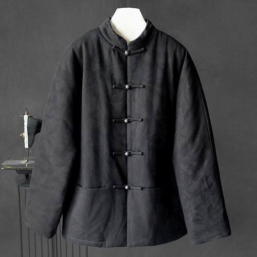 秋冬男士休闲中式复古汉服棉衣