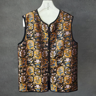 休闲小坎肩背心 马甲中式 秋冬复古文艺风男士 无袖