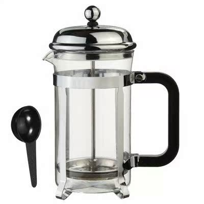 Sliver French Press Coffee Maker Cafetiere Cup Frame heat-re