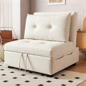 奶油风沙发床可折叠两用多功能伸缩单双人阳台小户型客厅2025新款