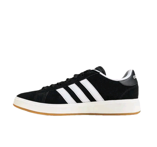 阿迪达斯 adidas Grand Court Base 00s黑色防滑耐磨低帮JP6335