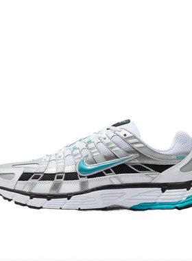 耐克Nike P-6000舒适简约低帮休闲跑步鞋男款白蓝CD6404