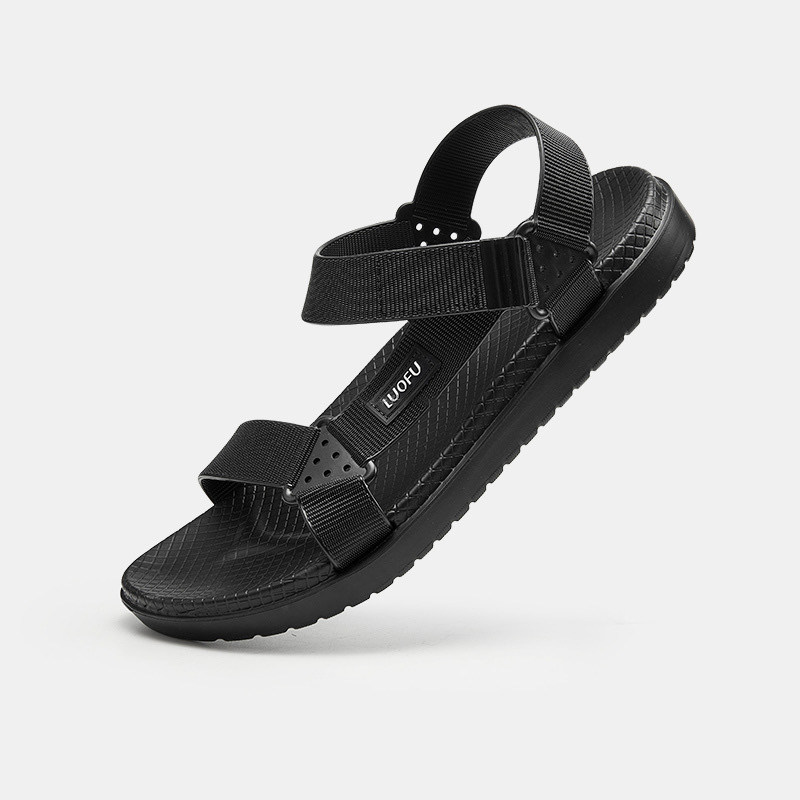 LUO FU 2022 MENS NEW SUMMER MENS OUTDOOR OPEN-TOE SANDALS TOE SANDALS TOE SANDALS ARE WORN EXTERNALLY NON-SLIP WEAR-RESISTANT AND CASUAL