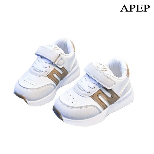 APEP2026秋冬季新款儿童阿甘鞋中小童皮面运动鞋女童老爹鞋
