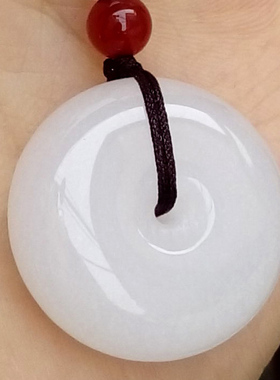 天然昆仑白玉吊坠男女款玉石项链