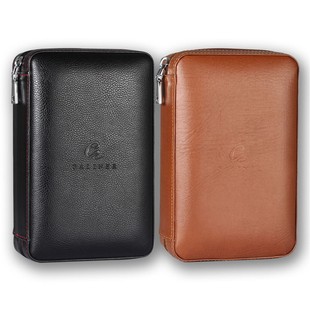 GALINER迦莱纳高档雪松木雪茄盒皮质雪茄保湿盒4支装雪茄烟盒