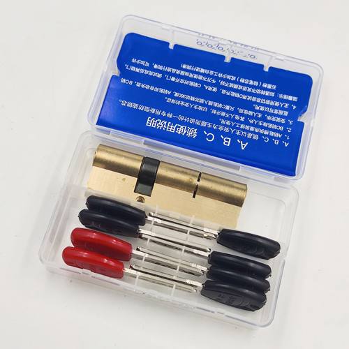 防盗门忠恒超B级单排曲线锁芯