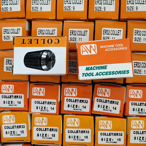 进口夹头安威ER16索咀筒夹