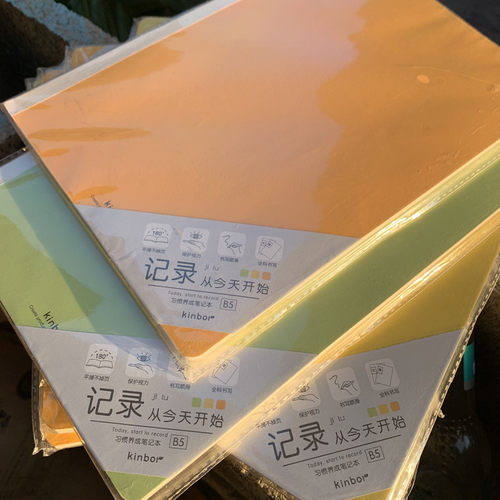 kinborB5习惯本10本价记事本