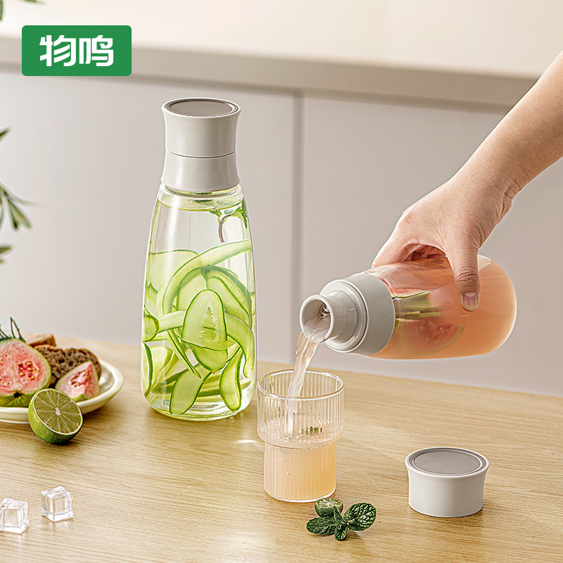 物鸣玻璃冷泡壶冰箱冷水壶食品级大容量冷萃茶壶冷泡瓶冷泡玻璃瓶