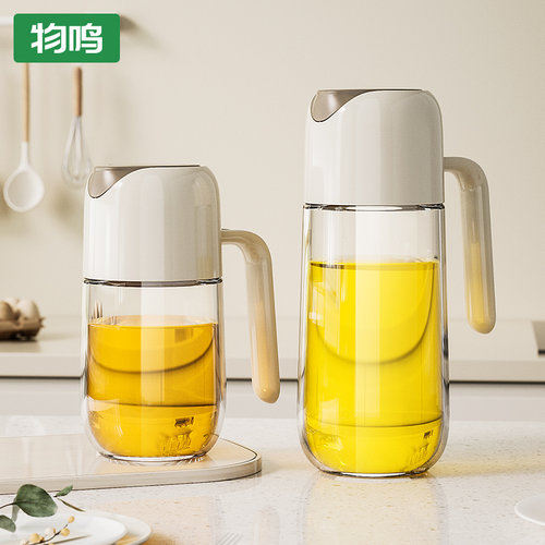 物鸣玻璃自动开合油壶