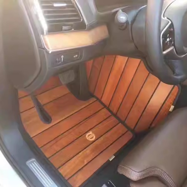 沃尔沃S90XC40实木XC90XC60脚垫