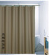 浅咖啡浴帘卫生间浴帘套装 加厚洗澡隔断帘子免打孔酒店淋浴帘防水