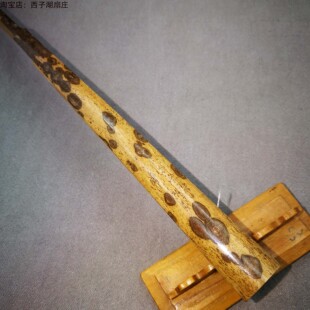 精品老料梅鹿竹折扇 指纹花 精工9寸 古方 苏工文玩收藏 储德元制