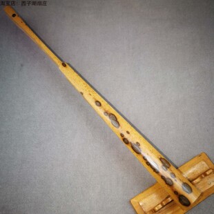 老梅鹿竹折扇 陈敏制 古方头8.8寸蜡底 精工苏工文玩收藏礼品扇子