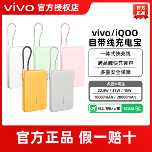 iQOO 45W移动电源vivo充电宝20000mAh大容量充电宝3C认证电源vivo