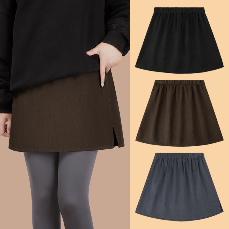 屁帘女2025新款冬半身裙高级叠穿打底鲨鱼裤遮屁股神器卫衣下摆,女装/女士精品,半身裙,淘宝优惠券,粉丝福利购,淘宝优惠卷