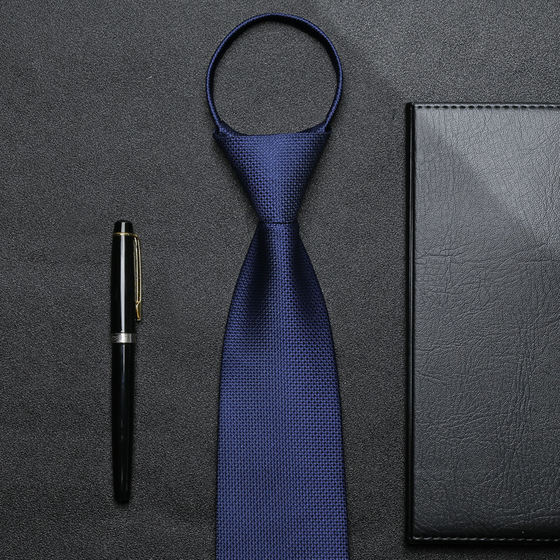 品牌高档轻奢商务风纯色免打领带