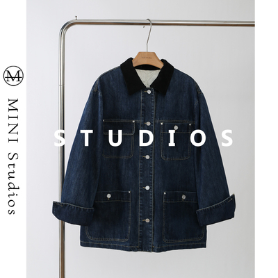 冬季新款休闲潮流拼接羽绒服