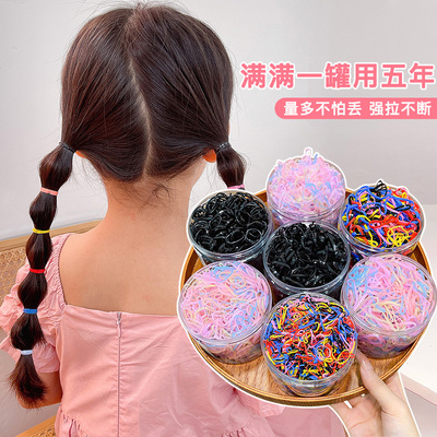 高弹力一次性小皮筋发圈彩色头绳