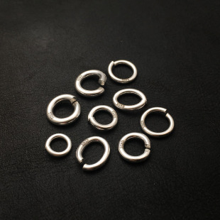 不拘925纯银开口圈大开口环吊坠环链接环