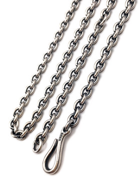 不拘泰银男日项链作旧长款调节