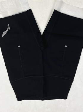 李宁女款跑步系列舒适透气简约百搭休闲紧身运动短款AUSU060-