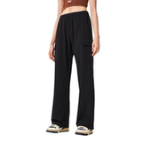 款 舒适阔腿直筒运动工装 休闲裤 李宁女2024秋季 AYKU638 B品