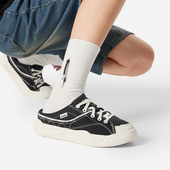 AGCV066 李宁休闲鞋 夏女轻帆MULE运动潮流舒适透气防滑低帮板鞋