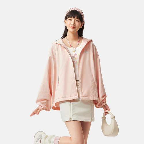 李宁正品春秋中国文化系列女子运动休闲宽松百搭夹克外套AFDV808